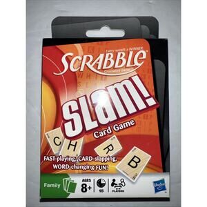 Scrabble Slam! Card Game - Family - Ages 8+ - 2 To 4 Players - Parker Brothers